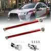 EOHMAK 2PCS Front Bumper Lip Splitter Strut Rod Tie Bars