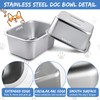 Reallnaive 2 Pack 2.6 Gallons Stainless Steel Basin Large Washing