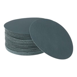 X AUTOHAUX Sandpaper Hook & Loop Sanding Sheets 125x125mm Black 1000 Grit Round Efficient Grinding and Polishing Automobile Manufacturing and Repair Woodworking