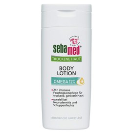 Sebamed dry skin omega 12% body lotion, noticeably relieves skin redness, roughness and dandruff, is especially suitable for eczema and psoriasis