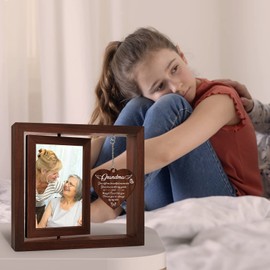 Memorial Gifts for Loss of Grandmother-Vetbuosa Grandmother Picture Frame, Sympathy Gifts for Loss of Grandma,bereavement Gifts for Loss of Grandmother,Remembrance Gifts Funeral Gifts Condolence Gifts for Loss of Grandma- Fits 4x6 In Photo- in Loving Mem