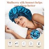 AWAYTR Silk Bonnet for Sleeping Women 100% Mulberry Silk Bonnet