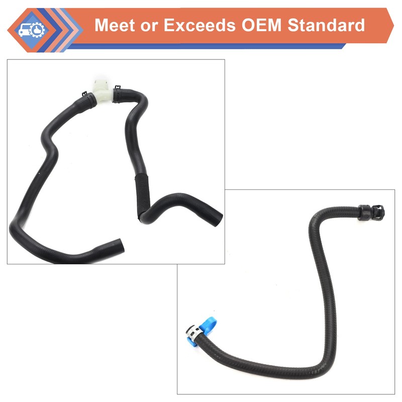 6 Pcs Engine Radiator Coolant & Heater Hose Set With