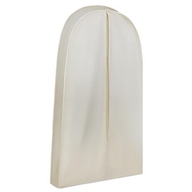 GliCraft 42 Inch Acid Free Cotton Muslin Suit Garment Bag Long Dress Suit Storage Box Closet Organizer for Suits, Coats, Travel Bag