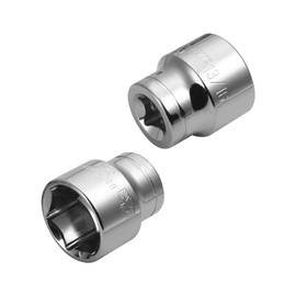 Auniwaig 3/8" Drive 13/16" 6-Point Impact Socket,Imperial Chrome Vanadium 4pcs