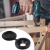 150pcs Plastic Hinged Screw Cover Caps, Black Screw Snap Covers