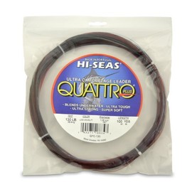 Hi-Seas Quattro Monofilament Leader, 4 Camouflage, 40 Pound Test, 50-Yard