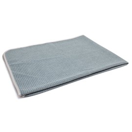 Big Thirsty Microfiber Waffle-Weave Car Drying Towel 25"x36" (Gray)