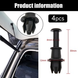 4 Pcs Car Boot Parcel Shelf Clips Pins Parcel Shelf String Clip Holders Parcel Shelf Holding Strap Suitable for Cars