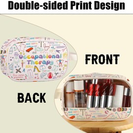 CMNIM Occupational Therapy Gift Occupational Therapy Assistant Travel Makeup Bag With Zipper and Handle OT Appreciation Gifts (OT C Makeup Bag)