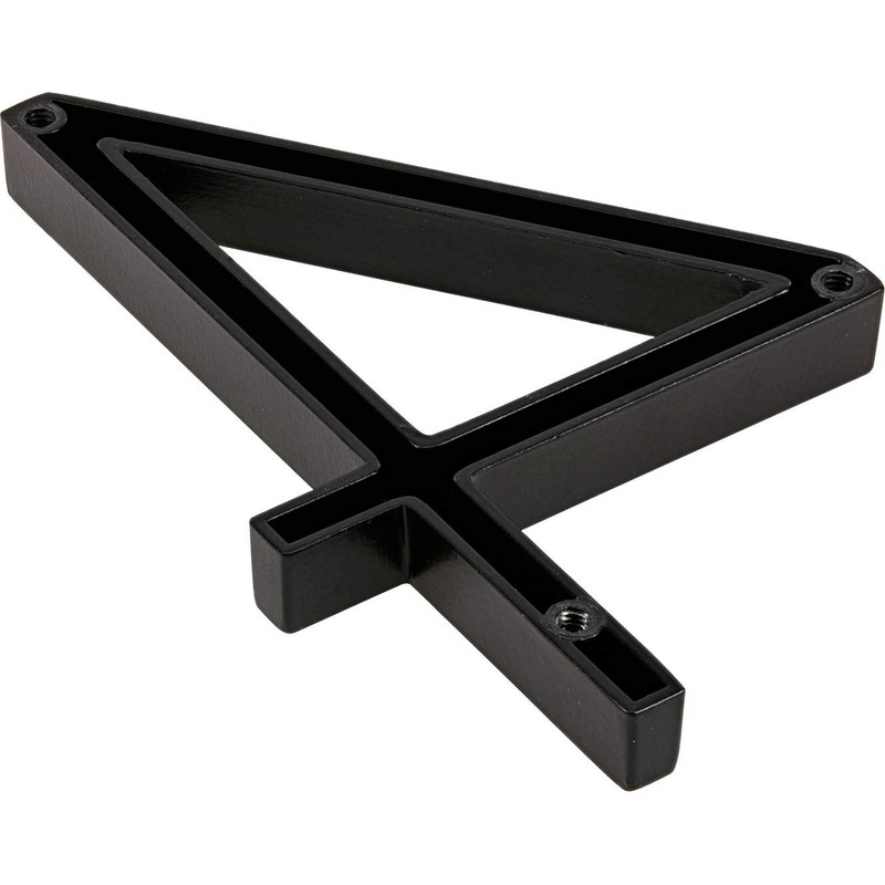 Distinctions 844714 Black Upgraded 5" Floating House Number 4, 5-Inch