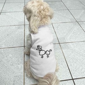 'Poodle' Pet Dog/Cat T-Shirt (PT00055164)