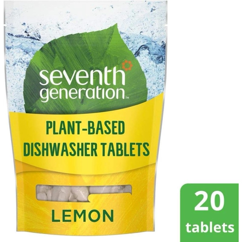 Seventh Generation Auto Dishwasher Detergent Packs, Lemon - 20 Count