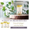 Bath Salt, Magnesium, Aroma Bath Salt, Yuzu, Ginger, Hot Bath,
