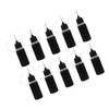 OHPHCALL 10pcs Toiletry Travel Bottles Squeezable Dropper Bottles Fine Tip