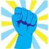 CafePress Fist Pump Car Magnet 10 X 3 10" x