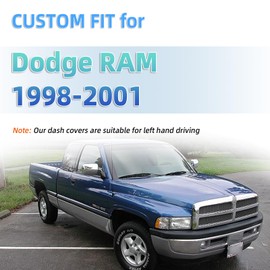 SKYLOTEC Dash Cover Compatible with Dodge RAM 1500 2500 3500 1998 1999 2000 2001 Dashboard Mats Pad Dash Carpet Protector