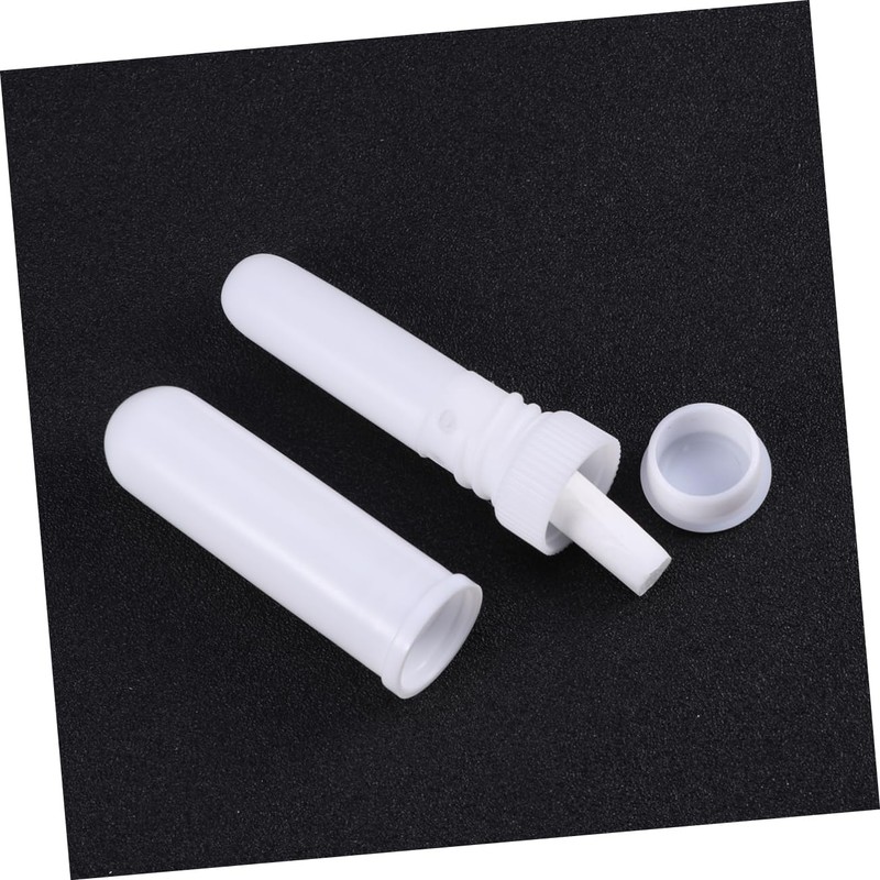 FOMIYES Pack Swabs Essential Oil Tubes Refillable Secure Cap Odorless