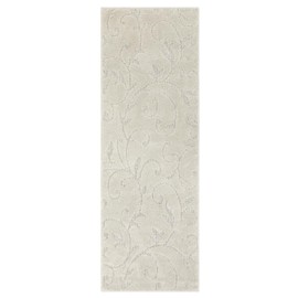 WESTLOOM Long Hallway Runner Rug Modern Abstract Area Rug 2x6 Kitchen Runner Rug Boho Tribal Area Rug Non-Shedding Moroccan Accent Floor Carpet for Laundry Living Room Bedroom, Ivory