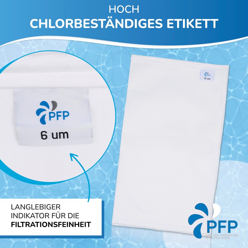 PFP Filter Bag Compatible with Desjoyaux Pool, Filter Bag for