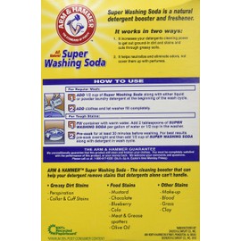 Arm & Hammer Super Washing Soda, 55 oz (Pack of 2)