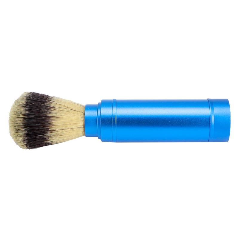 Men Portable Beard Brush Travel Facial Cleaning Foaming Shaving Brush