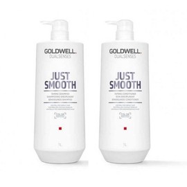 Goldwell Dualsenses Just Smooth 1 Litre Taming Shampoo and Conditioner Bundle