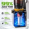 Ventray Juicer Machine, Cold Press Juicer with 5.1'' Extra Large