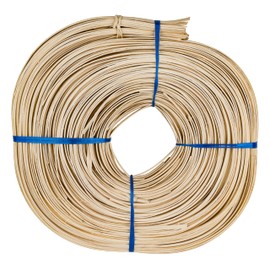 1/4" Flat Reed # 2 | 1 Pound Coil | Rattan Reed for Basket Weaving and Wicker Furniture Making | Basketry, Wicker Weaving and Wicker Repair Supplies | UA-14FR