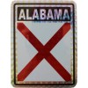 State of Alabama Reflective Decal Bumper Sticker 3.875" x 3"