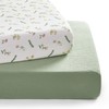 TILLYOU Mussola - Set di 2 lenzuoli con angoli elasticizzati