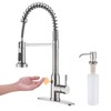 Touchless Kitchen Faucet,KEER Smart Motion Sensor Hands Free Single Handle