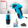 Hi-Spec 27pc 3.6V Blue USB Small Power Electric Screwdriver Set.