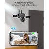 Xega 4G Cellular Security Camera Indoor Portable, 2K No WiFi