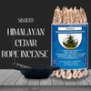 Lamatar1 Sisnery Cedar Rope Incense Set of 4 Natural Cedar