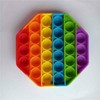 Unbranded Rainbow Push Pop Bubble It Sensory Fidget Toy Stress