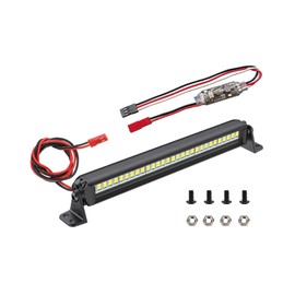 Zhongzhen RC Light Bar 30 LED 5.3 Inch Aluminum RC Lights RC Crawler Accessories for Axial SCX10 Traxxas TRX4 TRX6 Arrma Senton Redcat GEN7 1/8 1/10 Scale Rock Crawler Truck RC Car Roof Light Kit