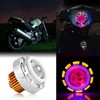 Motorcycle LED Headlight Projector Lens Dual Angel & Devil Eye