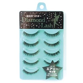 Diamond Lash [Airy Eye] 5 Pairs (For Upper Eyelashes) Natural fluffy feel for self-eyelashes