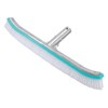18in Swimming Pool Brush Plastic Nylon Stainless Steel Cleaning Tool