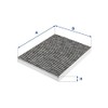 UFI Filters 54.111.00 Innenraum Aktivkohleluftfilter für Autos