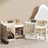 DASITON Makeup Organizer for Vanity,Large Capacity Makeup Storage Organizer with