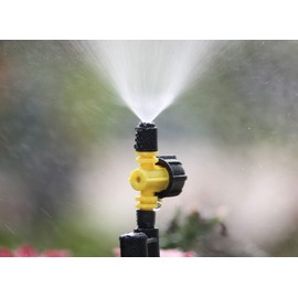 Safety 3 SMKS-7 Micro Irrigation Nozzle, 360° Mist, 3 Pieces, For Tube Tip Installation, Compatible with 0.2 inch (4 mm) Inner Diameter Hoses