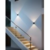 Tubicen Outdoor Wall Light Up and Down Wall Sconce Dimmable