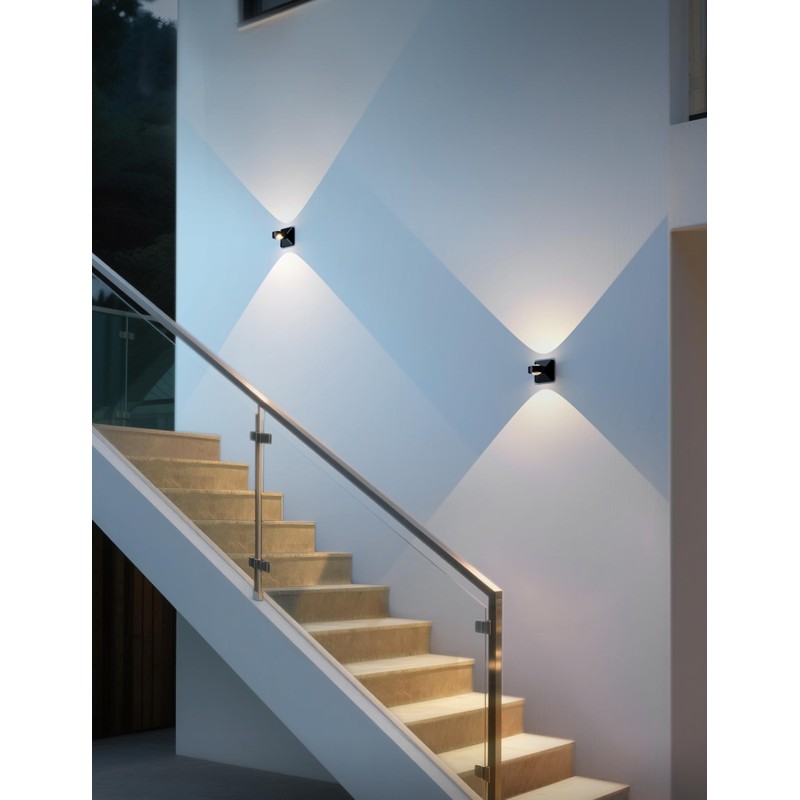 Tubicen Outdoor Wall Light Up and Down Wall Sconce Dimmable