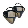 Reusable #4 Cone Coffee Filter 2 Pack - Gold Mesh