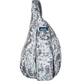 KAVU Original Rope Sling Pack with Adjustable Rope Shoulder Strap, Motion Undertow