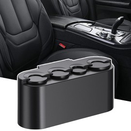 Car Change Holder - Car Storage Coin Money Dispenser - Automotive Interior Money Container Case for Vehicle Auto Home Offices Sedan Van RV
