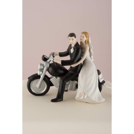 Weddingstar Motorcycle Get-Away Wedding Couple Figurine