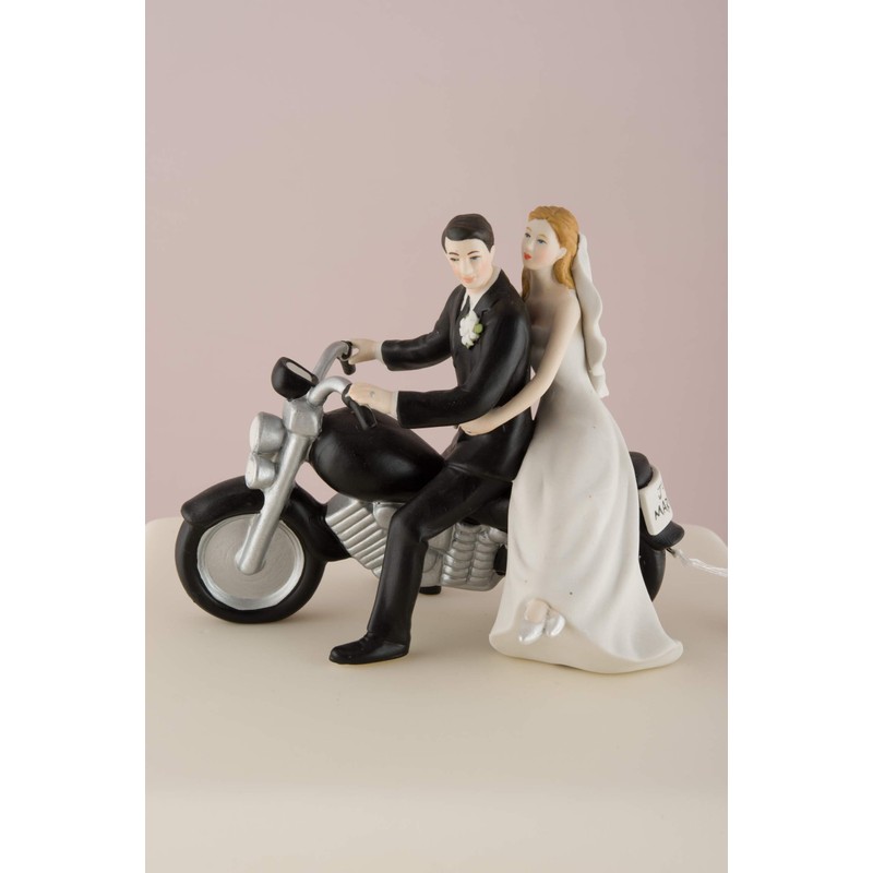Weddingstar Motorcycle Get-Away Wedding Couple Figurine